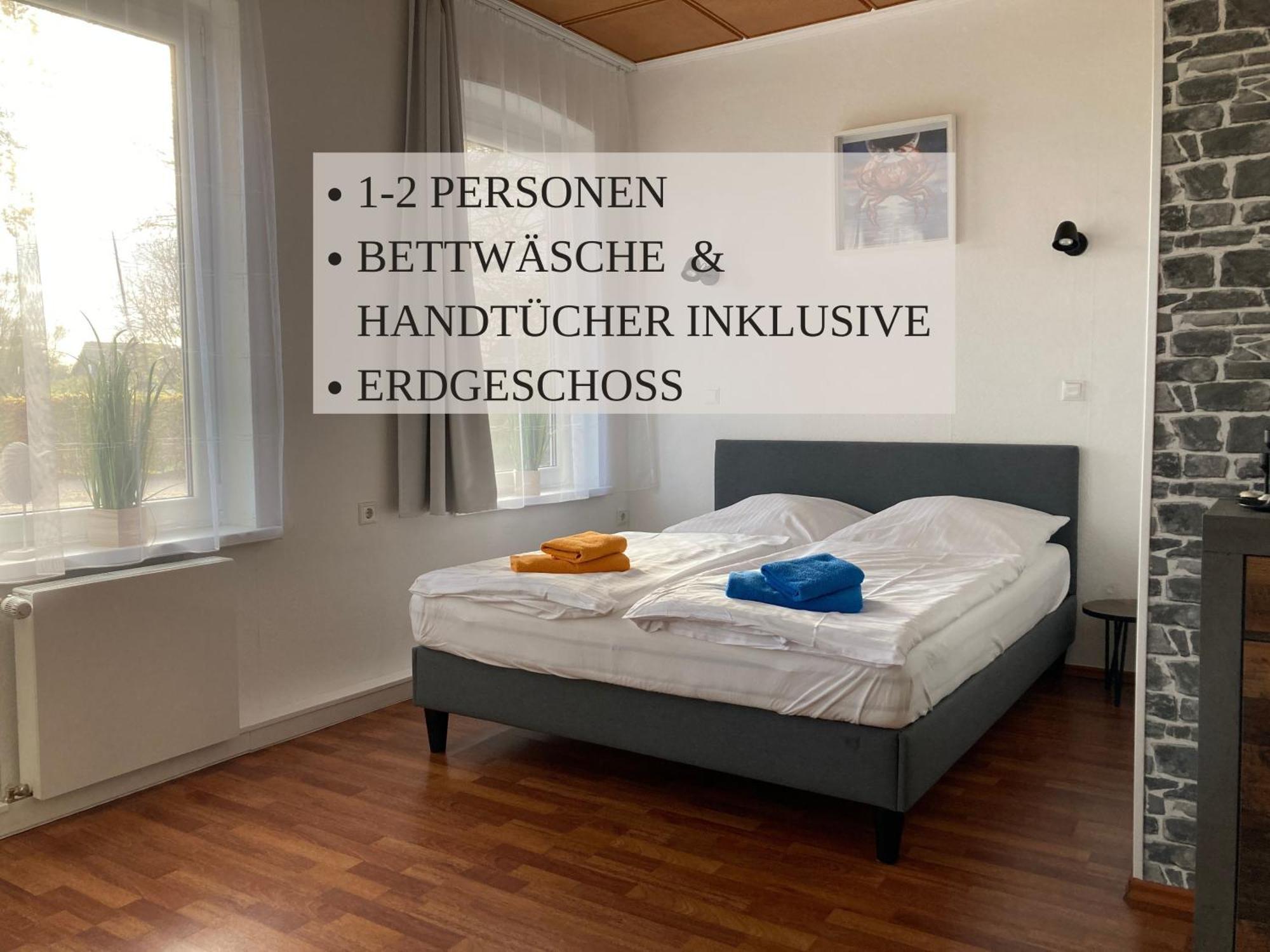 Haus Krabbe Zimmer Ohne Kueche, Fuer 1-2 Personen, Doppelbett, Zentral Gelegen Zwischen Cuxhaven Und Bremerhaven, Hunde Kostenfrei Willkommen, Kostenfreier Parkplatz Wremen Exterior photo